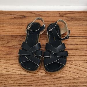 Navy Saltwater Sandals